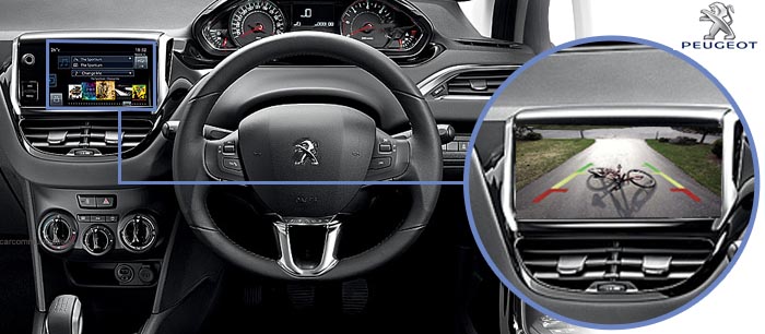 208 reversing camera screen